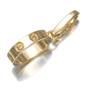 Cartier Love Pendant  Charm 18K 750 Yellow Gold